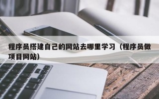 渭南程序员搭建自己的网站去哪里学习（程序员做项目网站）